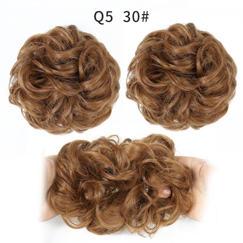 Women Ladies New Pony Tail Messy Curly Hair Extension Bun Hairpiece Scrunchie