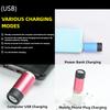 Outdoor Keychain Flashlight Rechargeable LED Mini Pocket Flashlight For Camping Hiking Emergencies