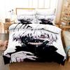3D Print Anime Tokyo Ghoul Bedding Set Single Twin Full Queen King Size Hip Hop Anime Bed Set Teenager Bedroom Duvet Cover Sets