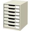 KOKUYO Letter Case Steel Drawer A4 Vertical Single Drawer 7 Tiers LC-7M