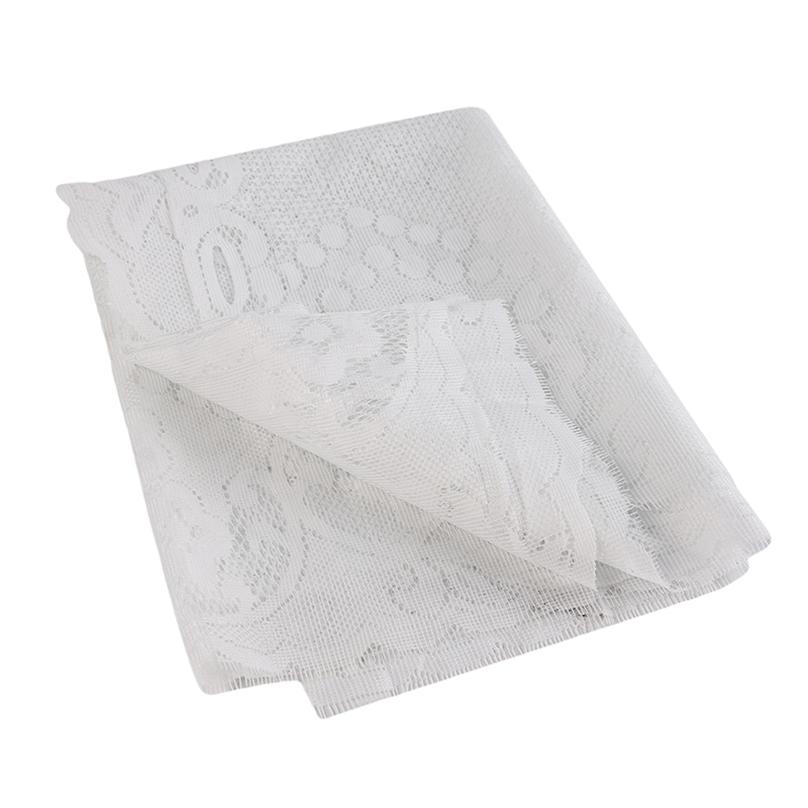 Europe and The United States Lace C-type Lace Kitchen Curtain White Small Door Curtain