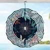 Metal Wind Spinner Garden Decor Outdoor Hanging Wind Chimes for Patio Christmas Thanksgiving Holiday Decoration No Power Needed Easy Install