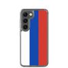 Coque Téléphone - Samsung - Galaxy S23 Plus - Drapeau Russie - Souple - Multicolore