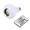 E27 12W LED RGB Bluetooth Speaker Bulb Wireless Music Playing Light Lamp With Remote Control