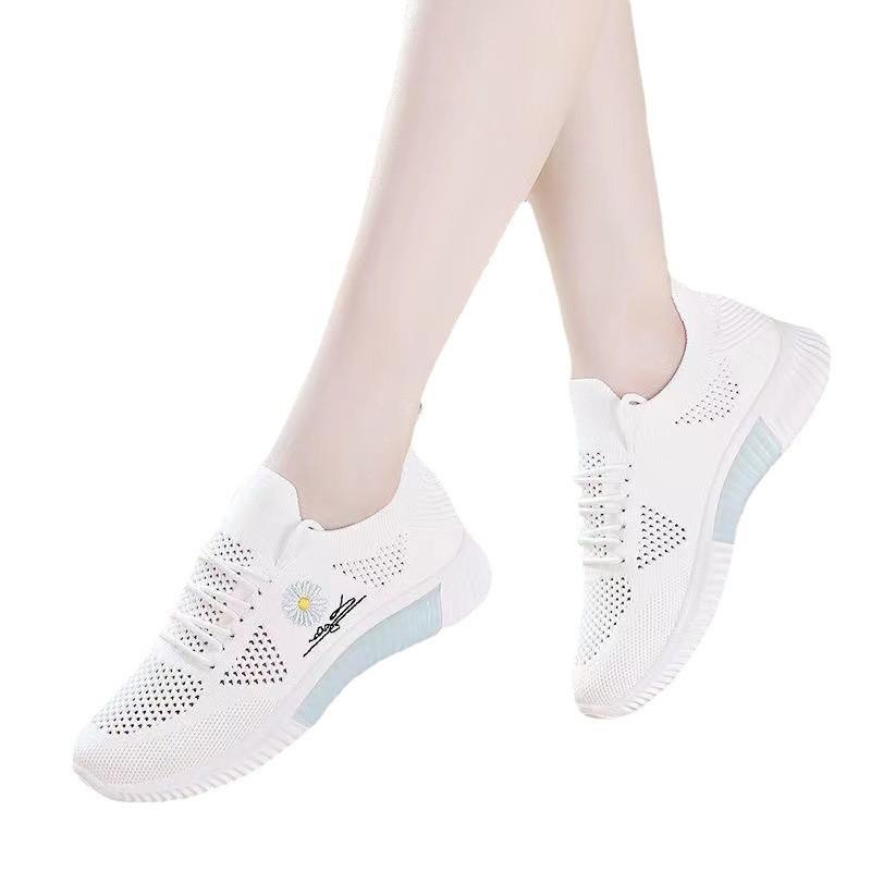 Feiweaving 2025 New Versatile Running Mesh Shoes Spring and Summer Women's Sports Shoes Student Shoes Casual Women's Shoes
