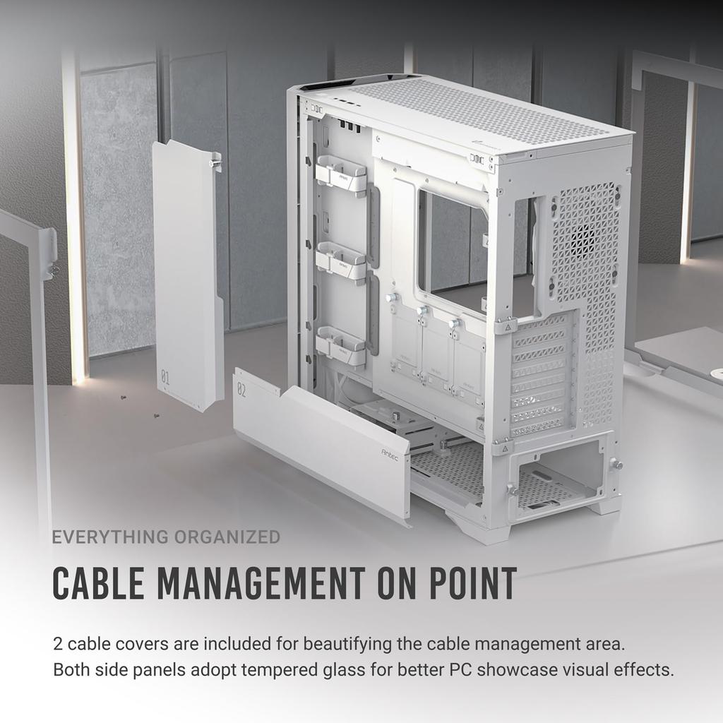 Full Tower Case Performance 1 FT White E-ATX