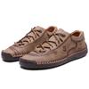 Men's Shoes Split Leather Men Casual Shoes Fashion New Men's Driving Shoes Men Lace-Up Flats Comfortable Loafers Moccasins