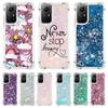 Note 12S Case For Xiaomi Redmi Note 12S Cover Printed Glitter Quicksand Liquid Cover for Xiomi Redmi Note12S Phone Case Fundas
