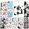 Cartoon Cute Panda Bear Soft Case For Samsung Galaxy S22 S21 Ultra S20 FE S10 Plus Phone Cover S9 S8 + S10E S7 Edge S6 Funda Coq