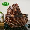 Snack Storage Basket Round Egg Woven Rattan Basket Sundries Steamed Bread Desktop Fruit Basket