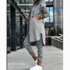 Women's Fashion Casual Fleece Hooded Sweatshirt Suit