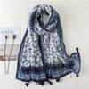 Luxury Brand Women Cotton Scarf Fashion Beach Printt Shawl Wraps Female Foulard Tassel Scarves Arab Hijabs Muffler EMA