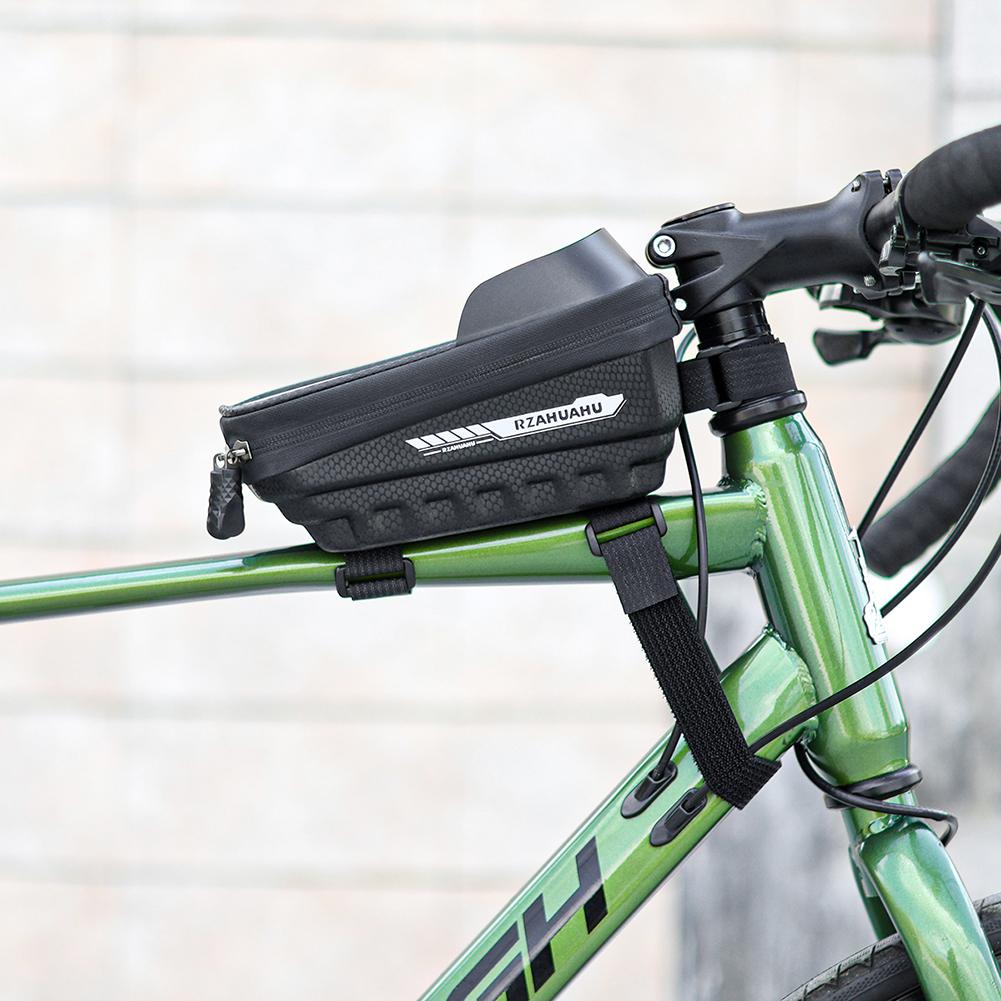 Touch Screen Bicycle Bag Bicycle Accessories Bicycle Front Frame Bag Touch Screen Cycling Bag Bike Phone Bag Fit for 7 In Phones
