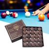 1Box /50PCS 9/10/11/12/13MM Pool Cue Red Tip Cowhide Material For American Snooker Black Eight Cue Billiard Repair Supplies