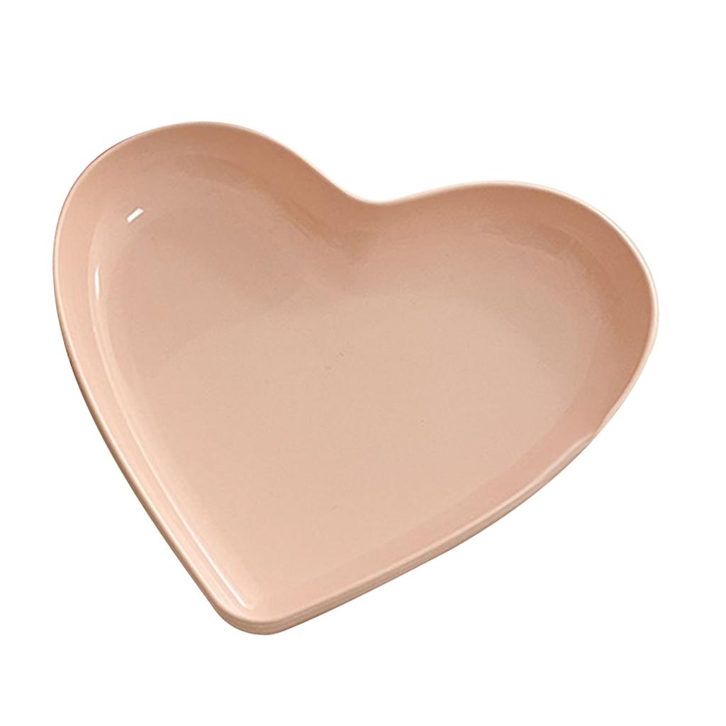 Serving Platter Heart Shape Dinner Plate Plastic Easy To Clean Versatile Kitchen Dinnerware for