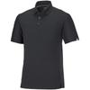 Dry Polo Short UPF Heather Size L Men's Shirt, Sleeve, 15, Moisture-Wicking, Quick-Drying, Black, (32MAA083)