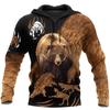 2023-Bear Hunting Camo 3D Print Animals Hoodies for Men / Women Harajuku Fashion Hooded Sweatshirt Autumn Casual Hoodie