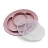 Ange Suction Elephant Baby Food Tray + Lid, Pink (Food Tray), Food Tray + Lid, Popular Korean Parenting Items