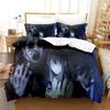 Luxury New 3D Print Anime Mieruko-chan Bedding Set Duvet Cover Bed Set Quilt Cover Pillowcase King Queen Boys Adult Bedding Set
