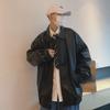 Spring PU Leather Hip Hop Motorcycle Jacket - Unisex American Retro Style