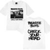 Hip Hop Groups Beastie Boys Check Your Head Album Print T Shirt Unisex Vintage Summer Short Sleeve T-shirts Men Women Cotton Top