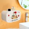 No Punching Wall Mounted Tissue Box Plastic Paper Towel Box Creative Cartoon Tissue Holder  Kitchen