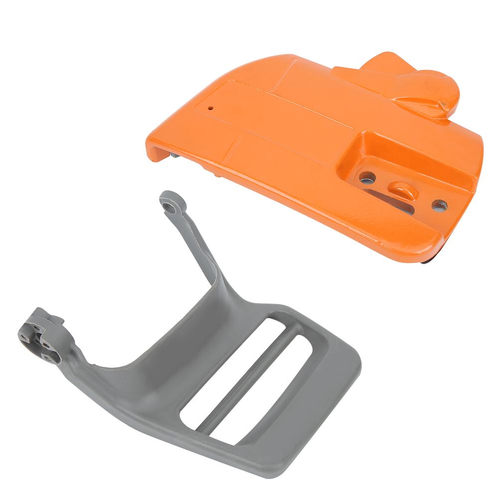 Chain Saw Brake Handle Guard Chain Sprocket Clutch Cover Set Replacement Fit for Husqvarna 340 345