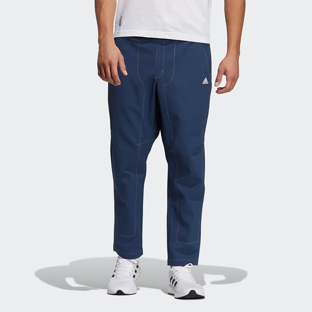 Adidas Wuji Series Denim Knit Training Pants Men Bottoms Navy-Blue GP0895