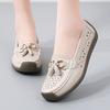New Loafers Hollow Women's Shoes Big Size Mother Shoes Fashion All Match Women's Shoes