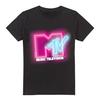 MTV Mens Neon Sign Logo T-Shirt