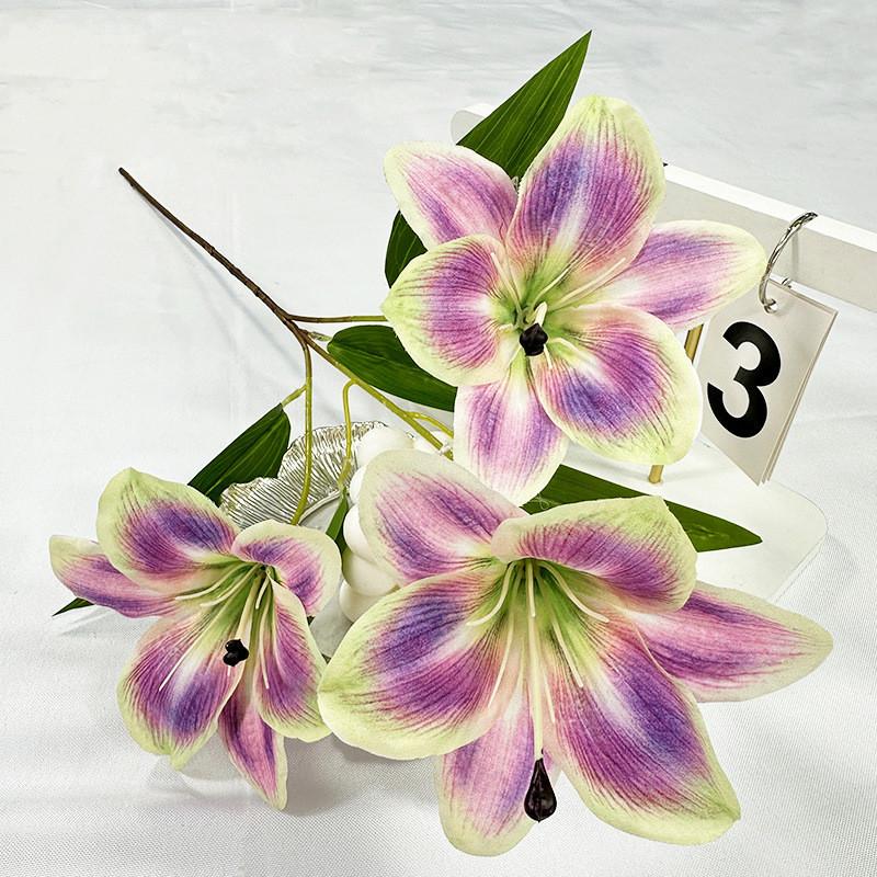 Lilium Plant Simulated Spp Wedding Hotel Restaurant Desktop Props Decoration