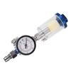 1/4in  Regulator Gauge Oil Water Separator Filter Tool for Spray Painting Gun