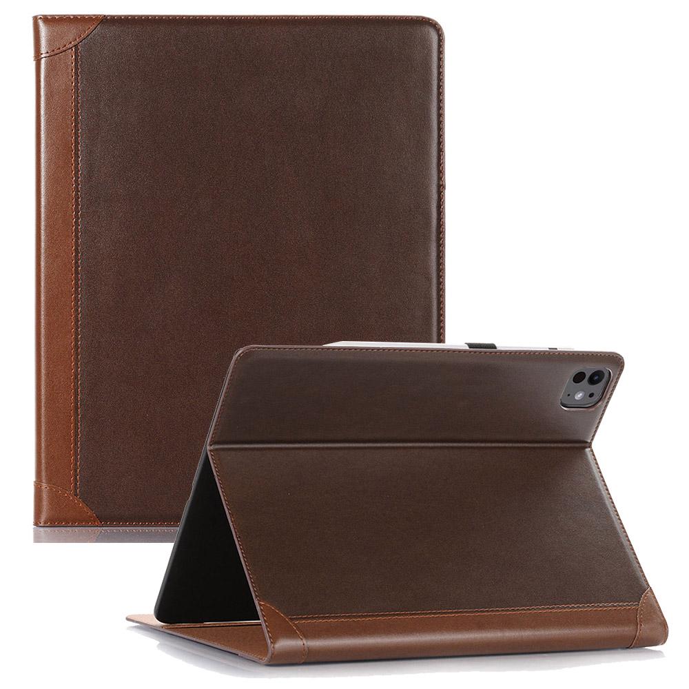 For iPad Pro 13 (2024) Case Protective Book Folio Leather Tablet Cover Card Slots