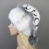 Fashion Silver Fox Fur Mink Hair Fur Hats For Women Luxury Real Mink Caps Warm In The Winter Female Natural Mink Fur Beanies