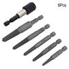 6Pcs Stud Screw Extractor High Quality Remover Set
