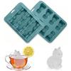 3D Cat Ice Cube Mold BPA-Free Silicone Tray for Cold Drinks Whiskey Cocktails Easy Release Ice Cube Maker
