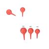 30/60/90 Laboratory Tool Rubber Suction Ear Washing Syringe Squeeze Bulb