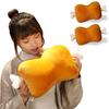 Sac Taske Meat Plush Cushion Nap Pillow Meat Bone Funny Item Manga Meat Gift of Bone-in (Set 2)