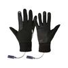 1 Pair USB Heated Cycling Gloves Warm Touchscreen Anti-slip Waterproof Cold Weather Winter Men Women Outdoor Motorcycle Electric Heating Gloves