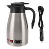 12V Electric Car Kettle Portable Stainless Steel 1300ML Large Capacity Electric Car Water Boiler