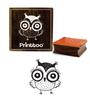 Printtoo Scrap-booking Diary Card Owl Pattern Square Wooden Rubber Stamp Block-2 X 2