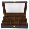 Watch Box Wooden 12 Slot Display Storage Collection Case Simple Classic Vintage Organizer