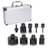 8PCS Hole Saws with Converter M14 Shank Diamond Brazed Hole Opener Set for Marble Ceramic Tile
