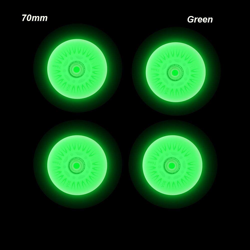 Kids 70mm 68mm 64mm 60mm 62mm 80mm 76mm 72mm Flash Wheel Roller Wheels Parts Outdoor Inline Skates