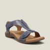 Fashion Plus Size Sandals Women's Summer New European and American Flat Arch Massage One Word Casual Beach Sandals