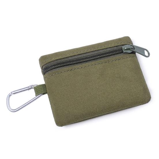 Outdoor Small Bag Hanging Pouch Zipper Closure Mini Size Portable Multi-Purpose Coin Pouch Storage Organizer