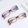 Flowers Vintage Elegant Anti-Blue Light Eyeglasses Ultra Light Frame Eye Protection Reading Glasses