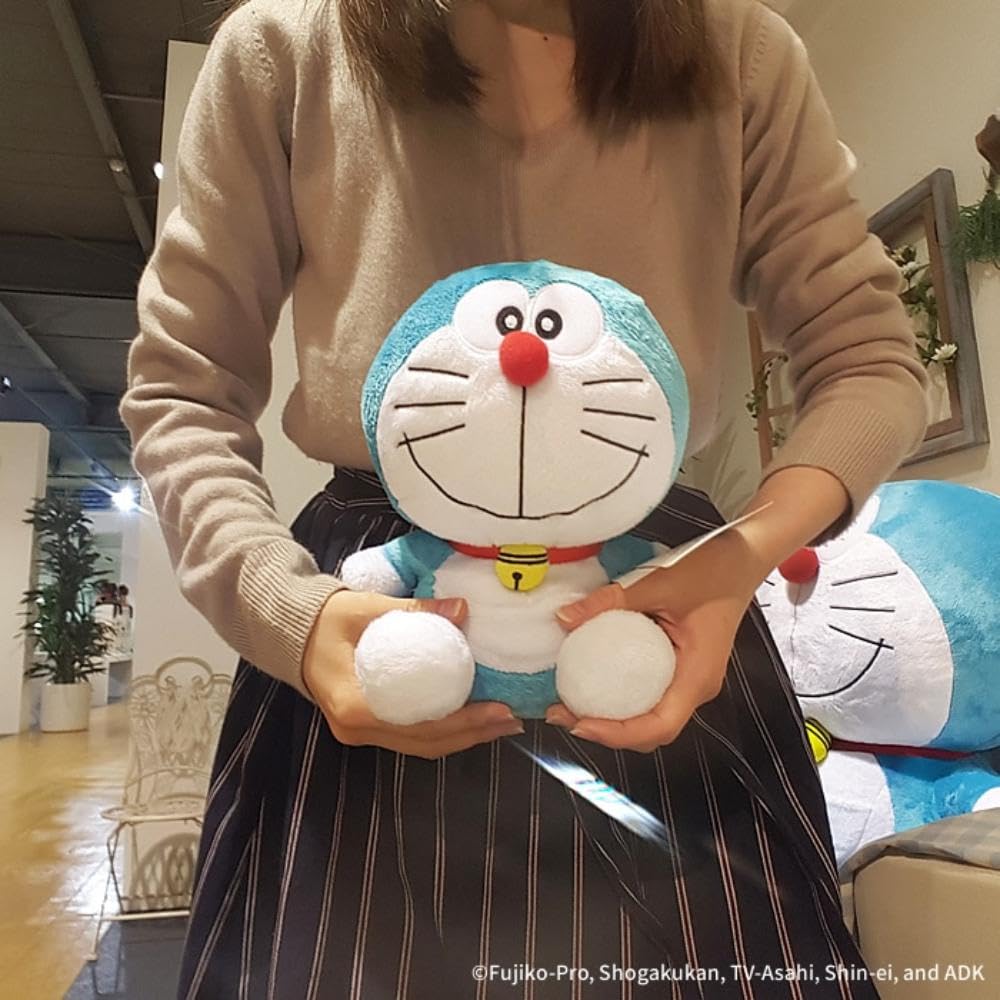 Sekiguchi Doraemon Plush Toy M 695393 Size H24 X W18 X D16cm (approx.)