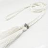 Women's Belt Woven Tassel Waist Strap Student Belt Thin Waist Chain Bow Rope Skirt Knotted Decorative Korean Style
