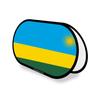 Drapeau - Rwanda - Ovale - 70 X 120 Cm - Polyester - Impression Recto/verso